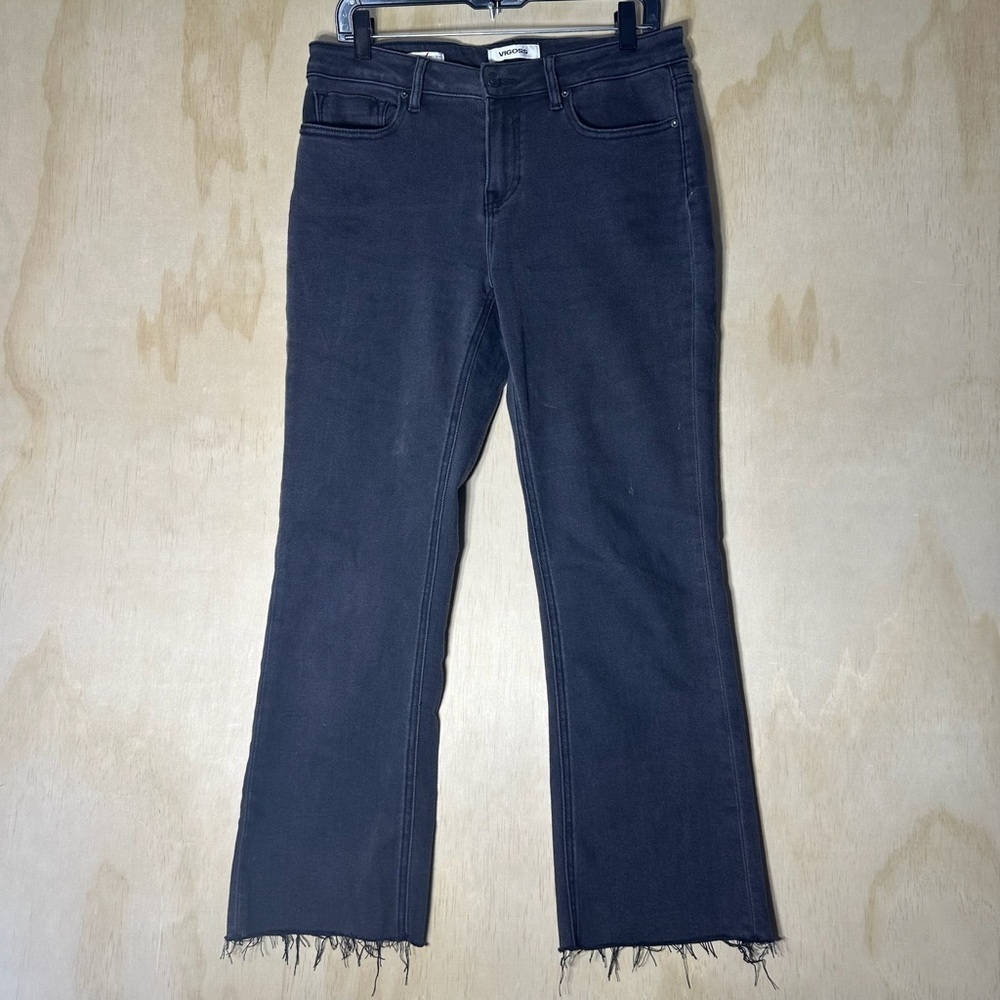 Vigoss Marley Crop Boot Black Jeans Women’s Size 30